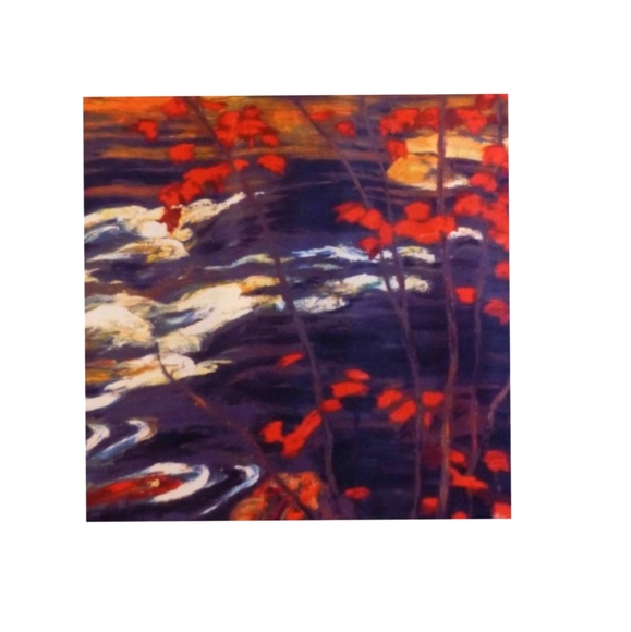 Huge Silk Scarf - A.Y. Jackson 's Red Maple National Gallery of Canada - Picture 2 of 10